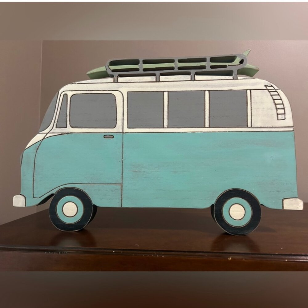 NWT Wooden VW Bus